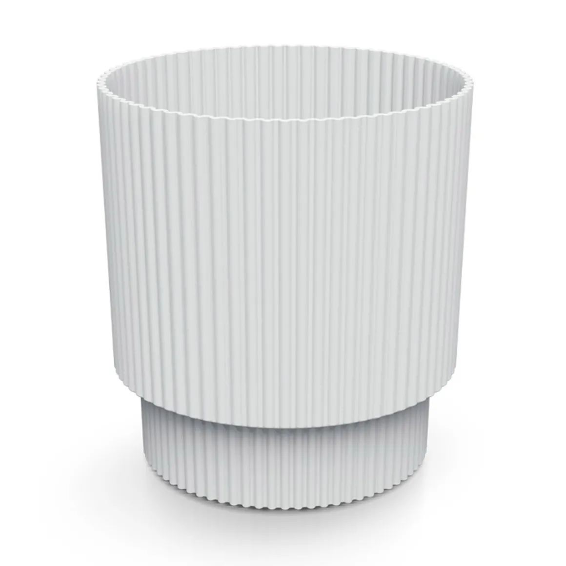 Jarrón MILLY round blanco 21x19.5x19.5cm