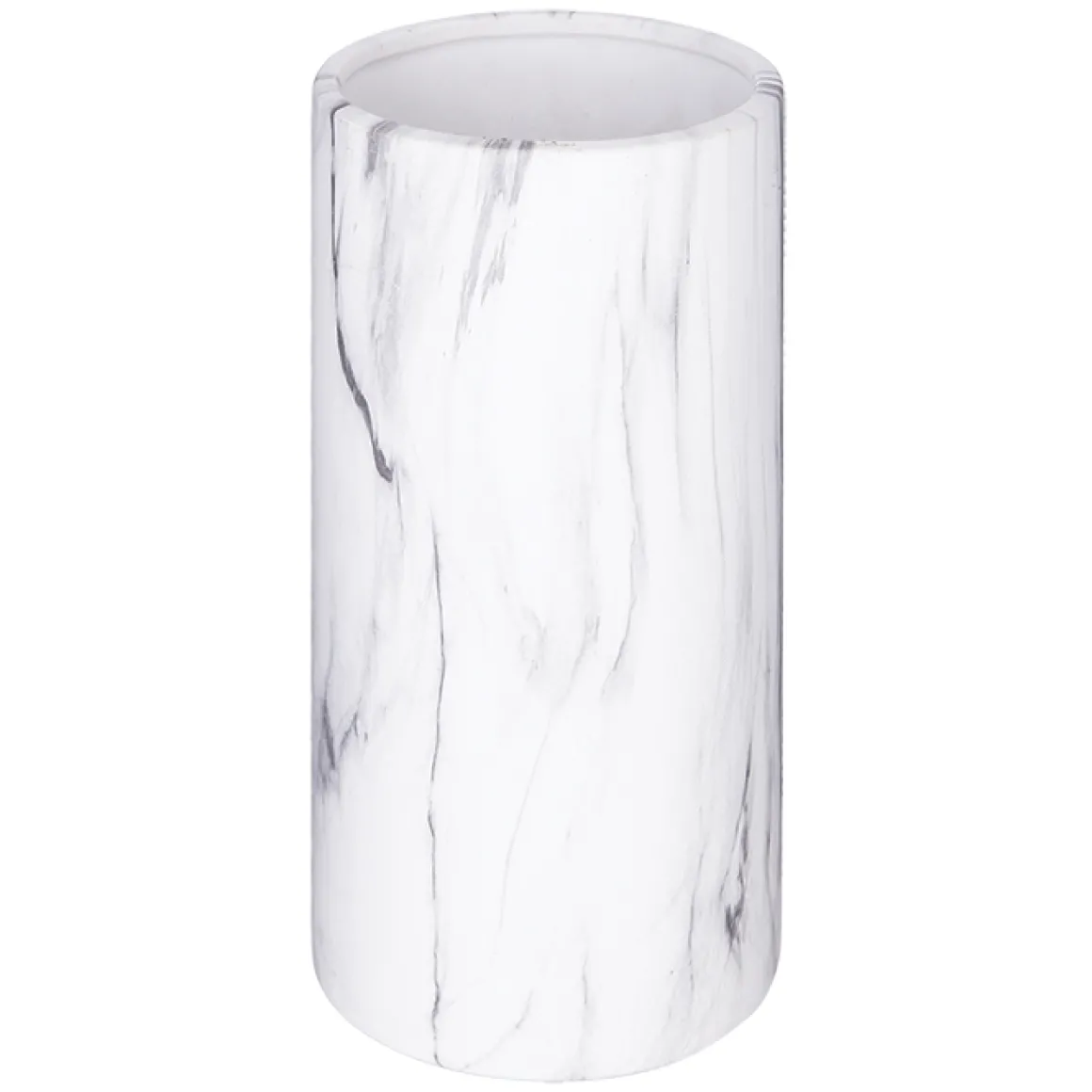 Jarrón Mármol Cilíndrico 9.5x20Cm