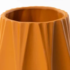 Jarrón naranja de cerámica 26.5cm