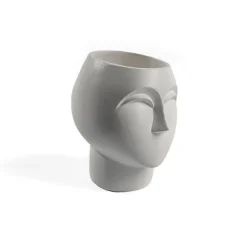 Jarrón Rostro De Mujer 19x19x20Cm