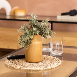 Jarrón SOA de cerámica efecto madera 17.5 cm