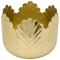 Jarrón tamaño 2/2 BELLI dorado 18cm