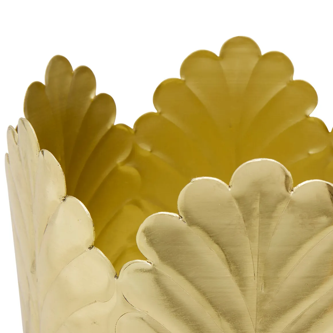 Jarrón tamaño 2/2 BELLI dorado 18cm