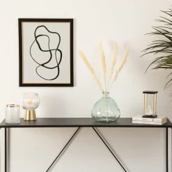 Jarrón Uly Transparente De Vidrio Reciclado 22cm