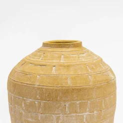 Jarrón Wind Oriental Amarillo 20Cm