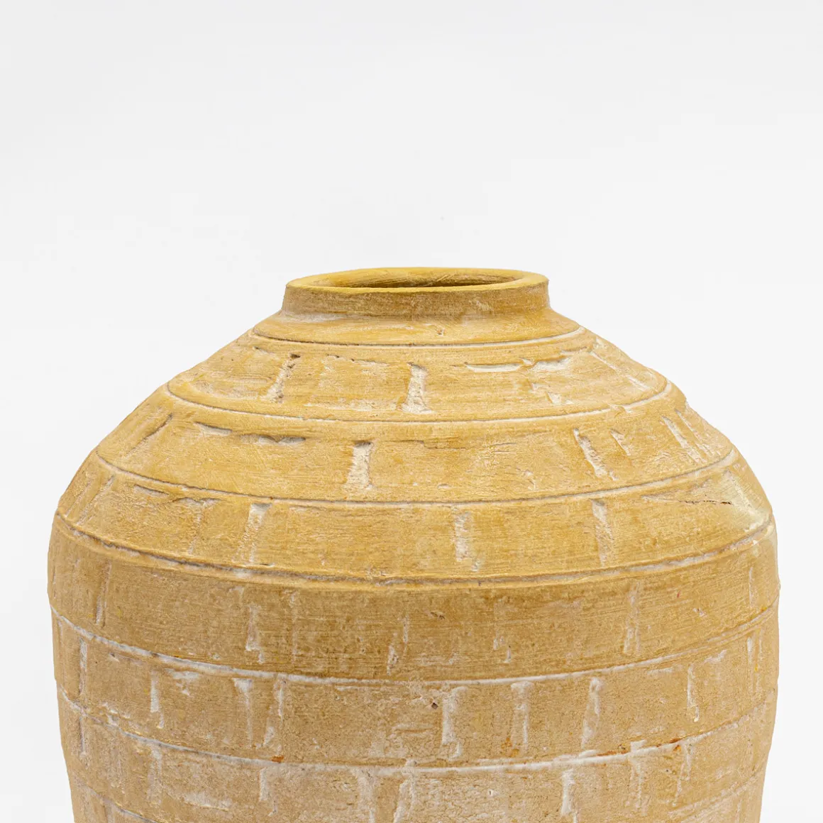 Jarrón Wind Oriental Amarillo 20Cm