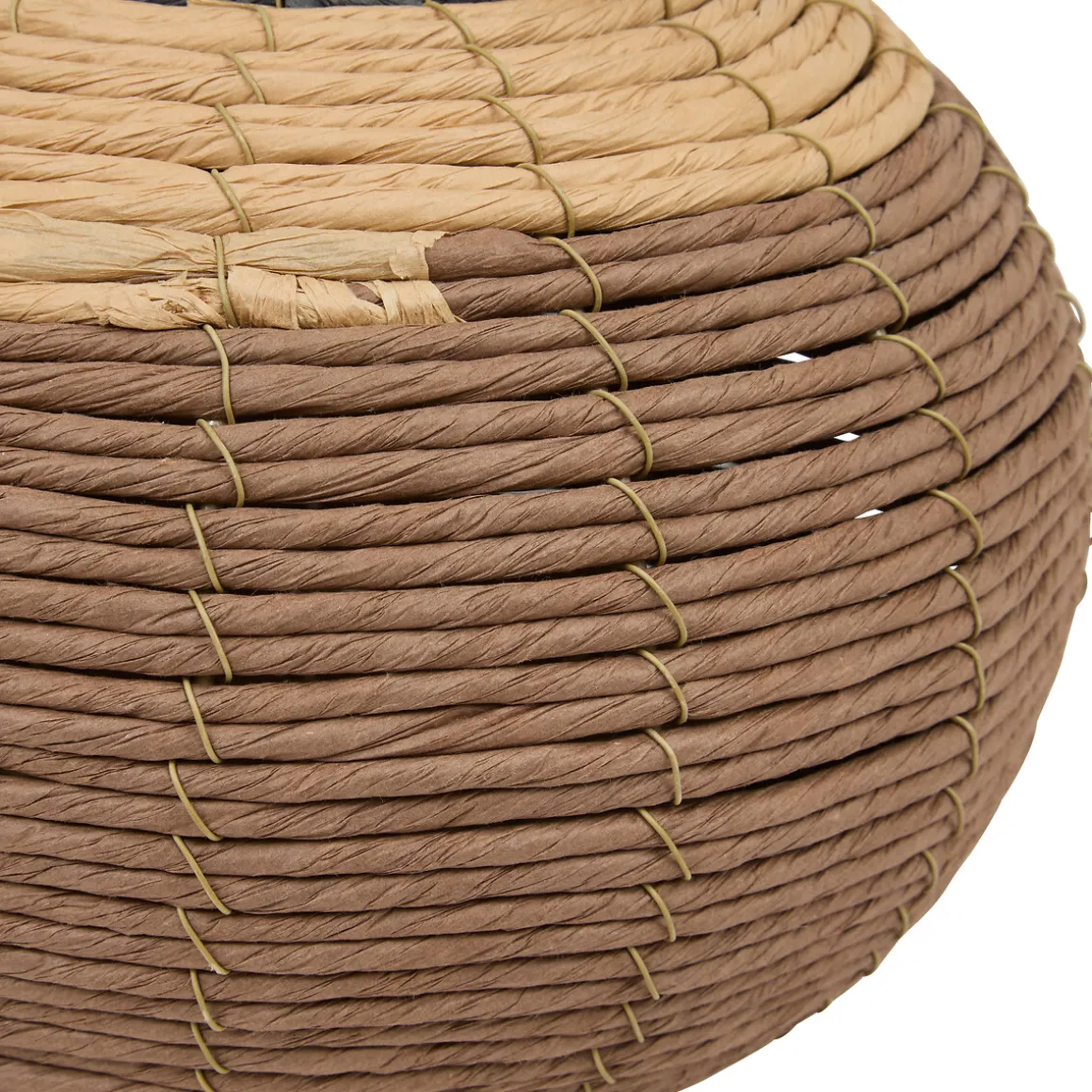 Jarrón WONJA marrón 35x28cm