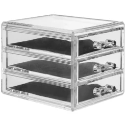 Joyero Acrílico Con 3 Cajones