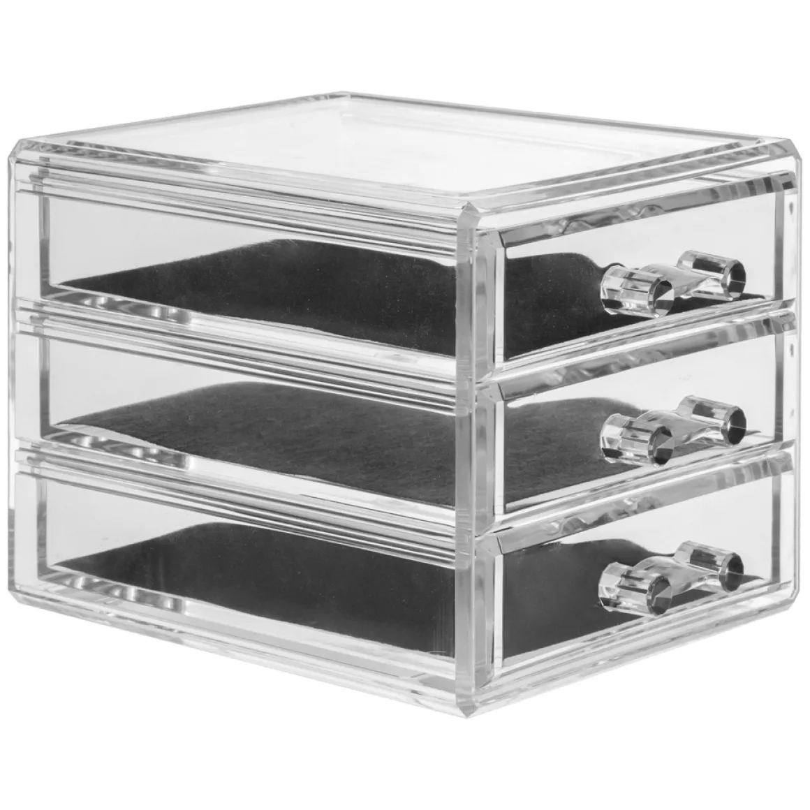 Joyero Acrílico Con 3 Cajones