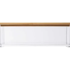 Joyero Acrílico Con Tapa De Bambú