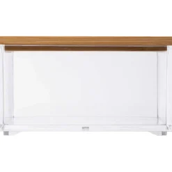 Joyero Acrílico Con Tapa De Bambú