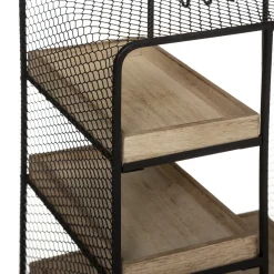 Joyero De Metal Negro Arty 20x15x28Cm