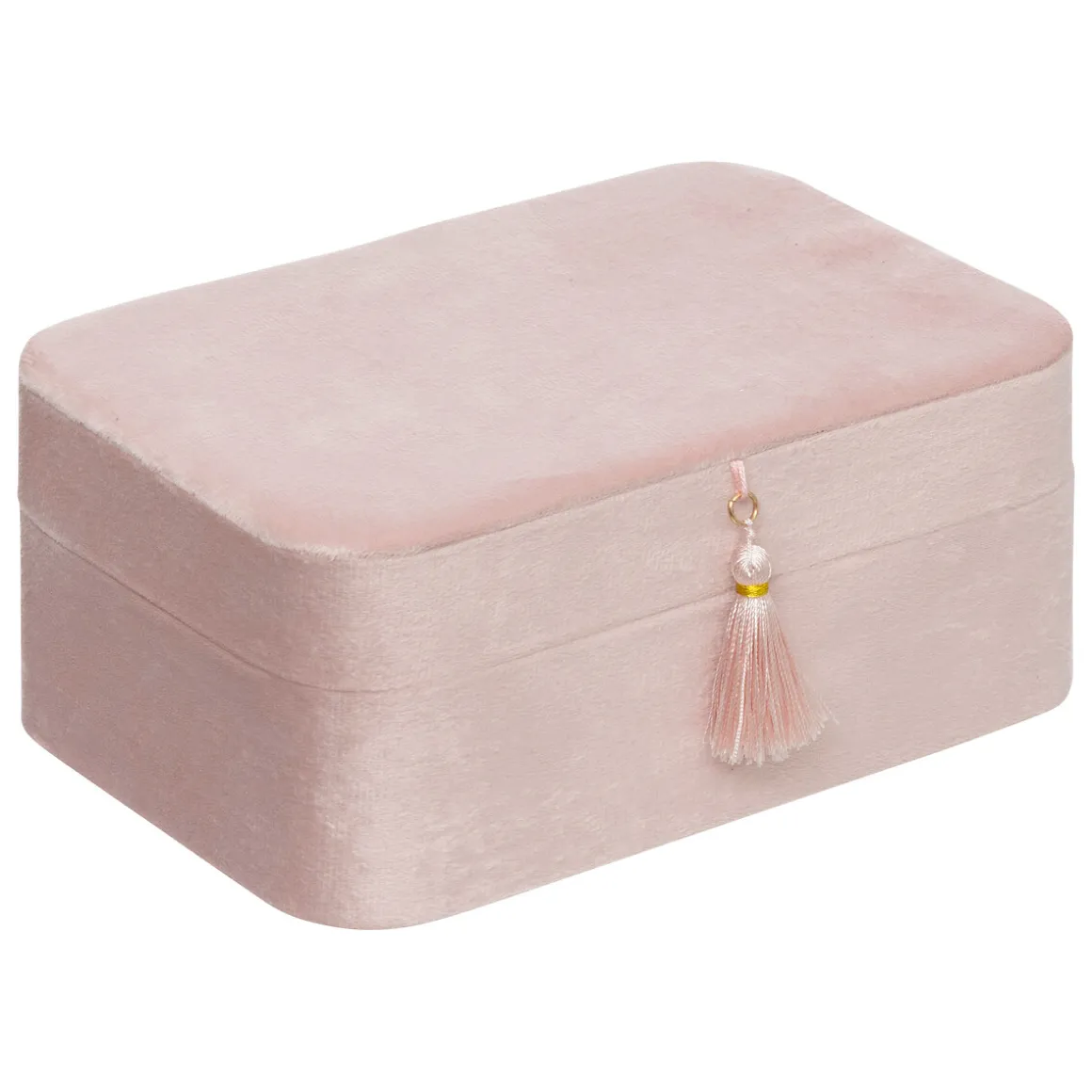 Joyero De Terciopelo Rosa