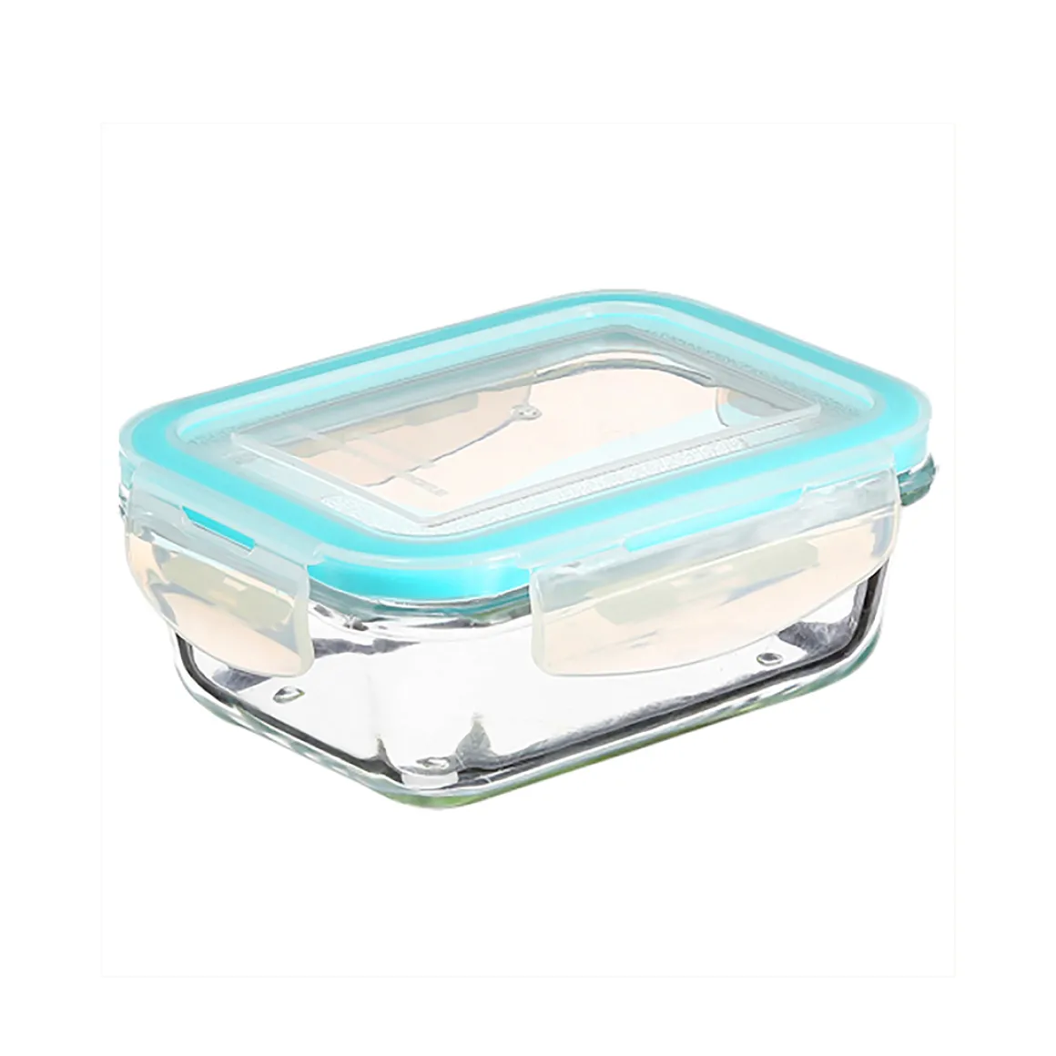 Juego 3 Cajas De Vidrio Herméticas Rectangulares