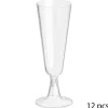 Juego 12 Copas De Champán Desechables