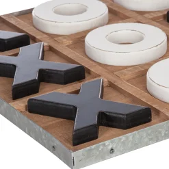 Juego 3 En Raya Decorativo 35x35x2.9Cm