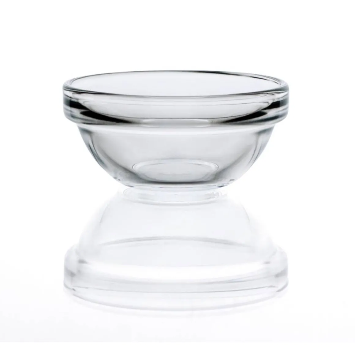 Juego 6 Flaneras Redondas De Vidrio 6Cm