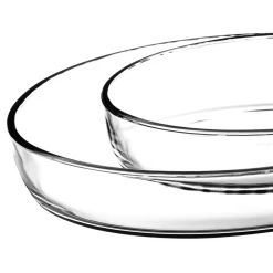 Juego 2 Fuentes Borcam De Vidrio