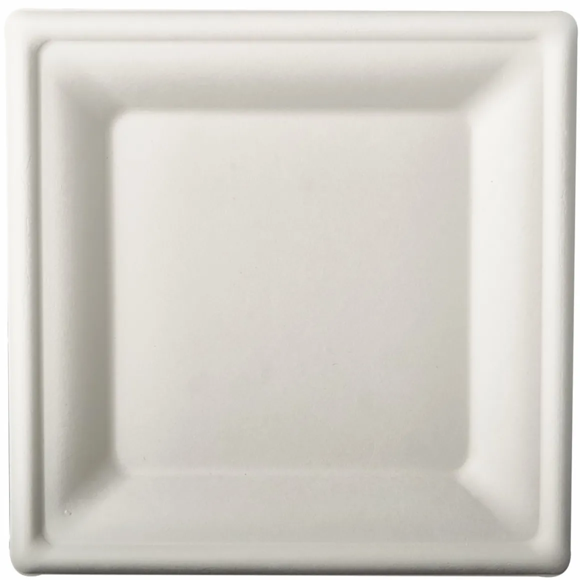 Juego 10 Platos Cuad. Caña Azúcar 20Cm