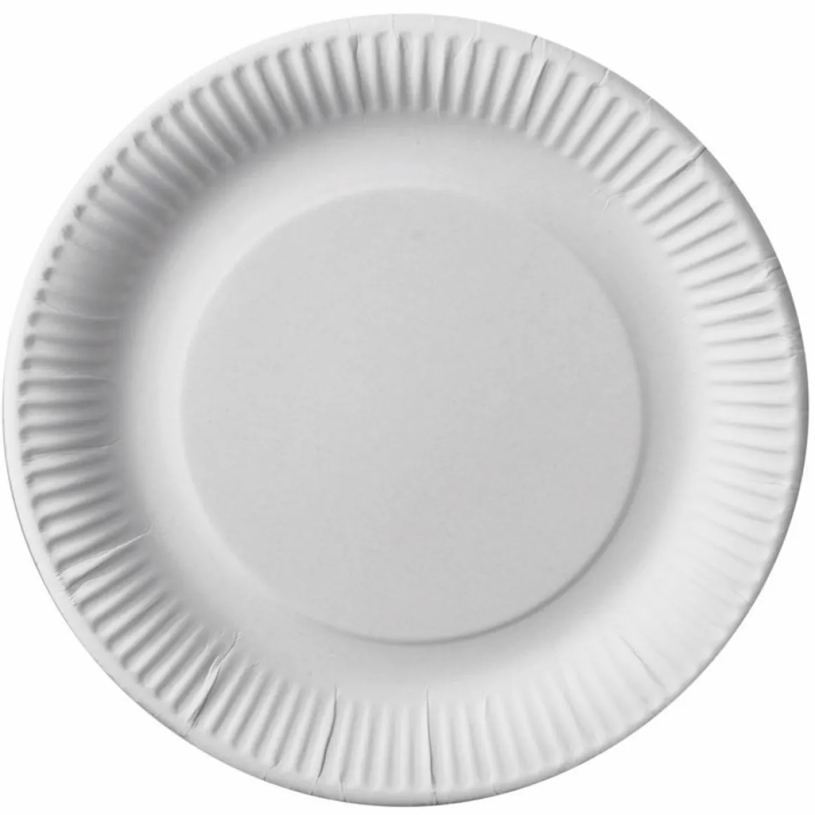 Juego 10 Platos De Cartón Redondos 23Cm