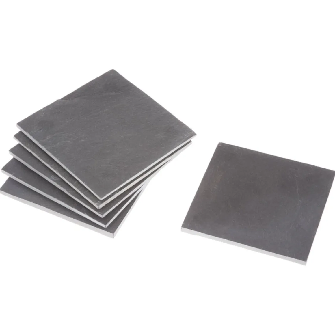 Juego 6 Posavasos Ardosia 10x10Cm