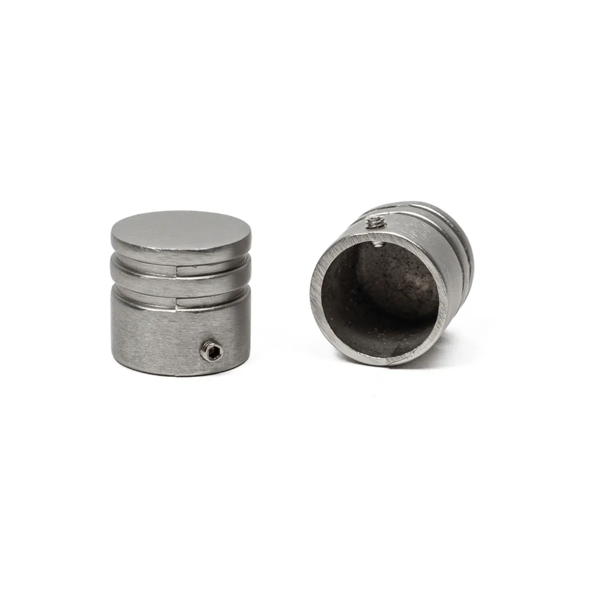 Juego 2 Remates D20 Plateados