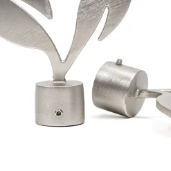 Juego 2 Remates Nature Zen D20 Plateado