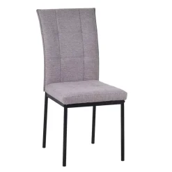 Juego 2 sillas ARI gris claro de tejido