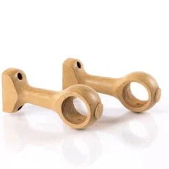 Juego 2 Soportes Cortos D28 Barniz