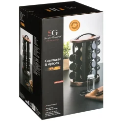 Juego 16 Tarros De Especias C/Soporte