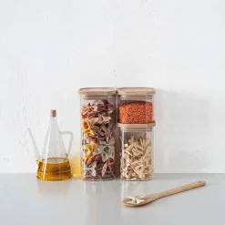 Juego 3 Tarros De Vidrio