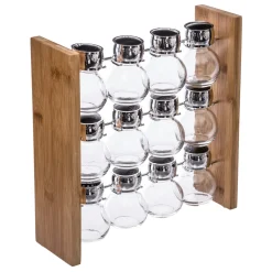 Juego 12 Tarros P/Especias C/Soporte