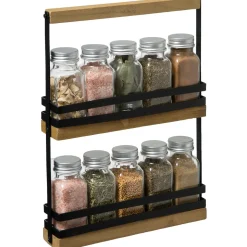 Juego 10 Tarros P/Especias C/Soporte