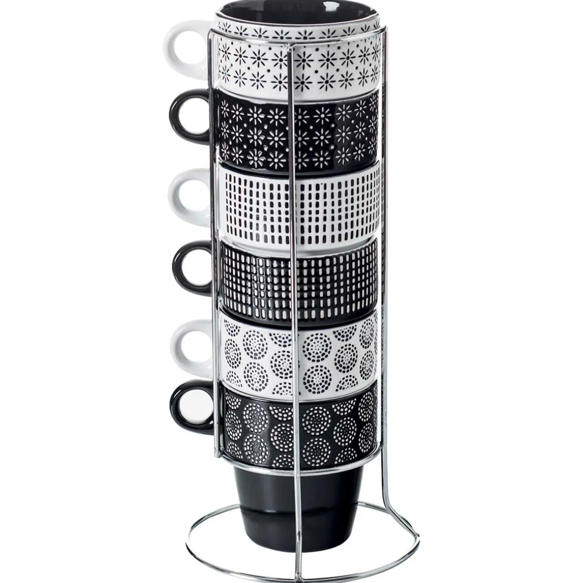 Juego 6 Tazas De Cerámica Etnic 26Cl