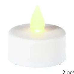 Juego 2 Velas Tealight Led 3.8x4Cm
