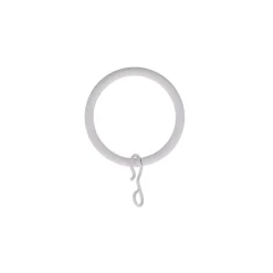 Juego De 8 Anillas D20 Blanco Mate