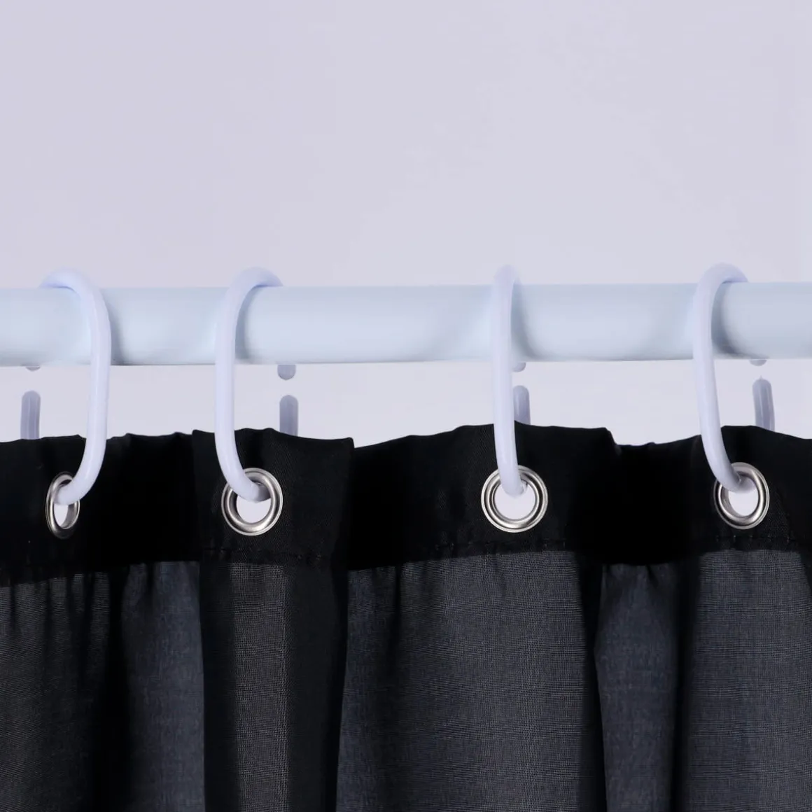 Juego De 12 Anillas P/ Cortina De Ducha