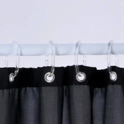 Juego De 12 Anillas P/Cortina De Ducha