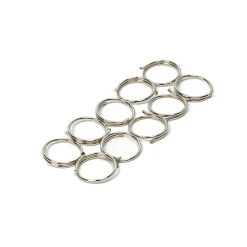 Juego De 10 Argollas Plateadas