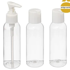Juego de 3 botellas de viaje