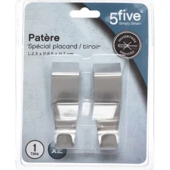 Juego de 2 colgadores para puerta inox