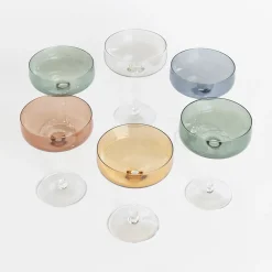 Juego de 6 copas de champán LUCIA