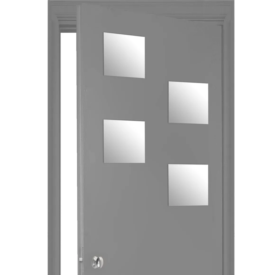 Juego De 4 Espejos Adhesivos 20x20Cm