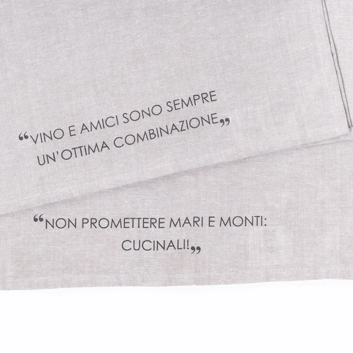 Juego de 2 paños de cocina taupe 45x65cm