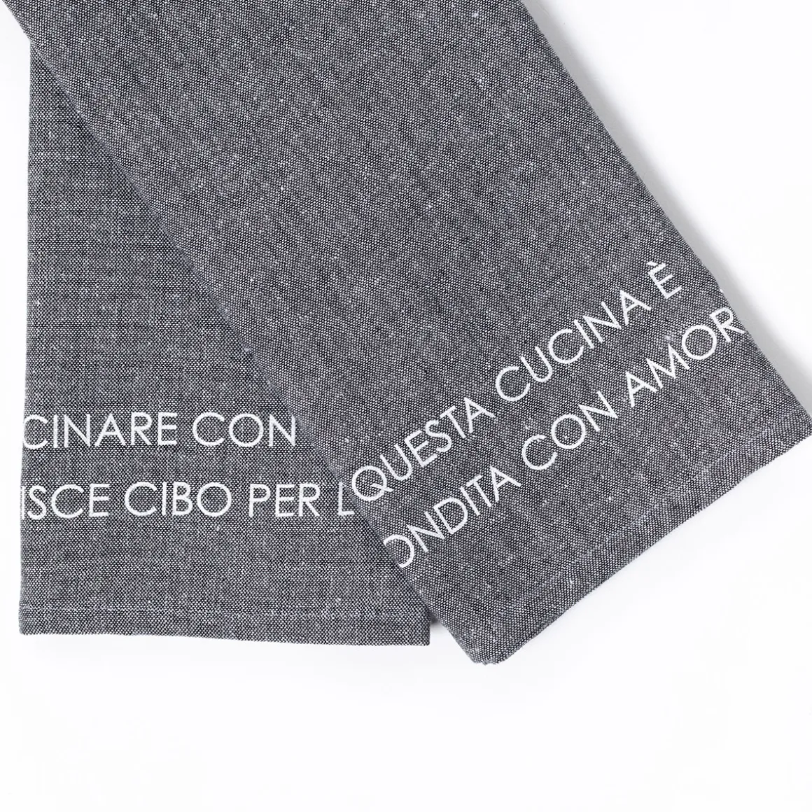 Juego de 2 paños de cocina gris oscuro 45x65cm