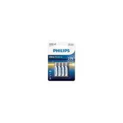 Juego de 4 pilas alcalinas PHILIPS ultra power