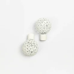 Juego De 2 Remates Boule D20 X2 Blanco