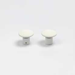 Juego De 2 Remates Champignon D20 Blanco