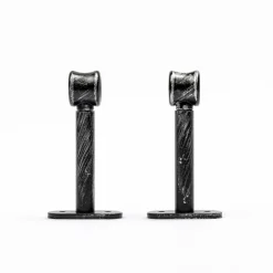 Juego De 2 Soportes D20 90Mm Negro/Plata