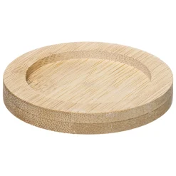 Juego De 4 Tazas De Café Con Base De Bambú